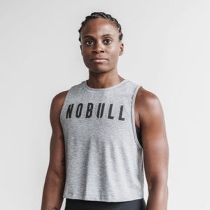 NOBULL Women's Muscle Tank Heather Grey Size Small